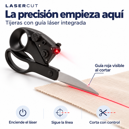 Tijeras con Guía Láser